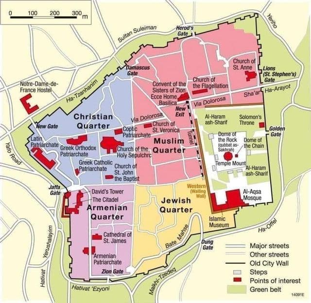 Plan districts Jerusalem